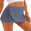 iiniim Women Girls Ladies Ballet Wrap Skirt Over Scarf Tutu Skirt Pull On Elastic Waist Sheer Dance Skirt Gray #B Medium view 1
