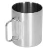 TOPINCN Stainless Steel Cup, Stainless Steel Coffee Mug Coffee Travel Mug with Folding Handle Design for Home Camping Trips Outdoors view 1