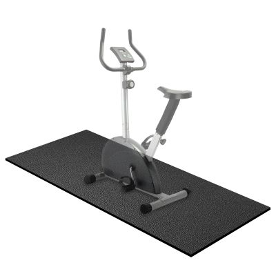 Treadmill Mat,60" x 30",6mm Thickness Exercise Equipment Mat for Carpet Hardwood Floors, Compatible with Walking Pad,Spin Bike,Elliptical Trainer,Rowing Machine