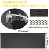 Treadmill Mat,60" x 30",6mm Thickness Exercise Equipment Mat for Carpet Hardwood Floors, Compatible with Walking Pad,Spin Bike,Elliptical Trainer,Rowing Machine view 2