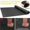 Treadmill Mat,60" x 30",6mm Thickness Exercise Equipment Mat for Carpet Hardwood Floors, Compatible with Walking Pad,Spin Bike,Elliptical Trainer,Rowing Machine view 4