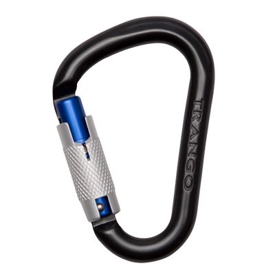 TRANGO Regulock HMS Triplelock-Black (Triplelock, 112mm) | Rock Climbing Protection