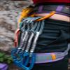 Trango Phase Quickdraw - Versatile Wiregate Climbing Quickdraw, Low Bulk Dogbone, 22kN, 6-Pack 12cm, Sport & Trad Climbing view 2