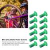 Disc Brake Rotor Bolts, 12pcs Mountain Disc Brake Rotor Bolts Screws Aluminium Alloy Disc Rotor Screws(green) view 3