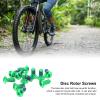 Disc Brake Rotor Bolts, 12pcs Mountain Disc Brake Rotor Bolts Screws Aluminium Alloy Disc Rotor Screws(green) view 4