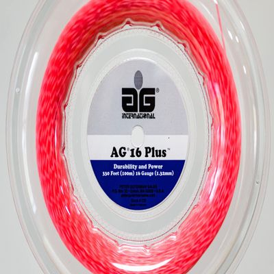 AG 16 Plus Synthetic Gut Tennis String Reel - Pink