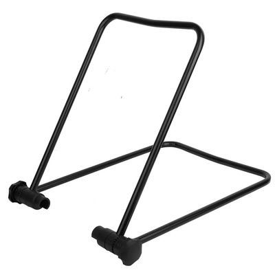 Bike Trainer Stand Aluminum Metal Storage Holder Mountain Bikes Adjustable Cycle Parking Rack Repair for Road Bikes Folding Bicycle Maintenance Stand