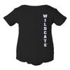 CornBorn K-State Baby Clothes - Vertical KSU Wildcats - Black - 12M view 1
