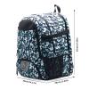 ZOEA Large Basketball Bag - Backpack for Basketball, Soccer & Volleyball Football Gym Includes Shoe & Ball & Laptop Compartment (Camouflage Blue) view 2