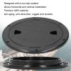 8in Round Deck Plate Black Inspection Hatch Cover Replacement for Marine Boat RV Boat Accessory view 2