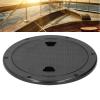 8in Round Deck Plate Black Inspection Hatch Cover Replacement for Marine Boat RV Boat Accessory view 3