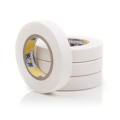 Howies Hockey Tape 0.5" Knob Tape - White 4 Pack - Strong Grip, Long-Lasting Adhesive Stick Tape for Hockey, Lacrosse, Baseball - Professional Quality