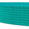 Country Brook Design - 1" Cotton Webbing Strap - Lightweight, Organic and Gentle with Skin Cotton Strapping - 25 Yards, Teal view 3