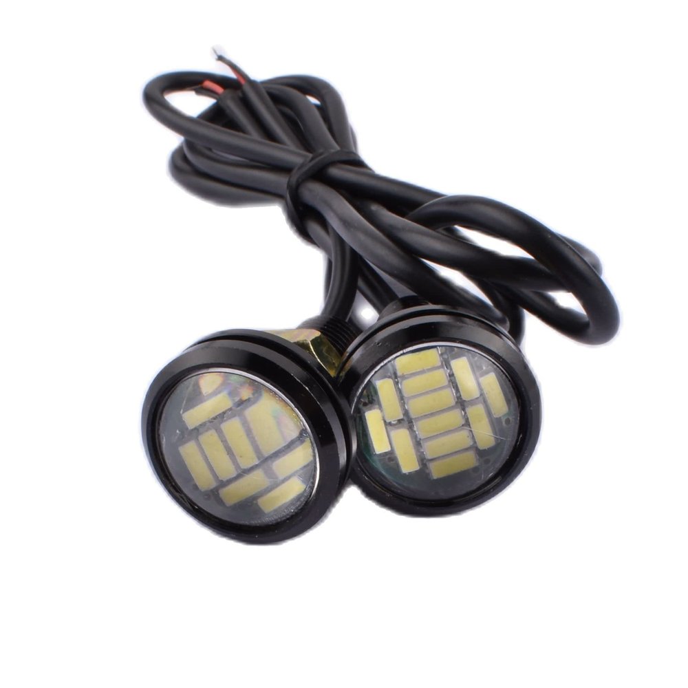 Rc Boat Led 12w Lamp High Power Led Light 12v Eagle Eye Convex Lens Led Lighting Ultra-Thin Metal Seat Water-Proof Led Lamp