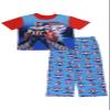 Avengers Boys' Captain America Black Panther 2-Piece Short Sleeve Long Pant Pajama Set, New Cap, 8 view 1