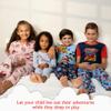 Avengers Boys' Captain America Black Panther 2-Piece Short Sleeve Long Pant Pajama Set, New Cap, 8 view 3