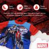 Avengers Boys' Captain America Black Panther 2-Piece Short Sleeve Long Pant Pajama Set, New Cap, 8 view 4