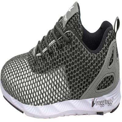 FROGG TOGGS Men's Skipper Water Draining Quick-Dry Sport Shoe Sneaker, Gray, 12
