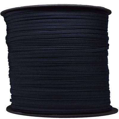 Coreless Flat 550 Paracord - Also Known As 650 Coreless - No Inner Strands, Flat Braid - Charcoal Gray 1000 Foot Spool