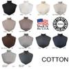 AMAL Muslim Fake Collar COTTON Body Hijab Extensions Neck Cover Under Top USA (Light Gray #10) view 4