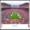 Alabama Football, End Zone - 40.25x13.75-inch Standard Framed Print by Blakeway Panoramas view 1