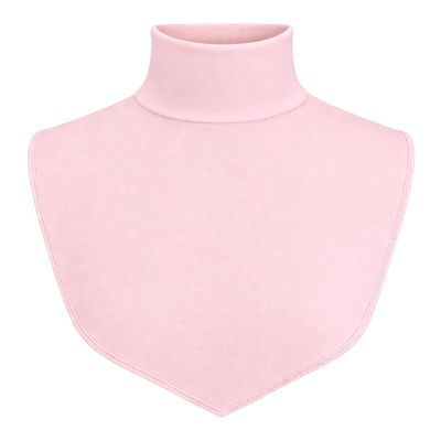 AMAL Muslim Fake Collar COTTON Body Hijab Extensions Neck Cover Under Top USA (Light Pink #23)