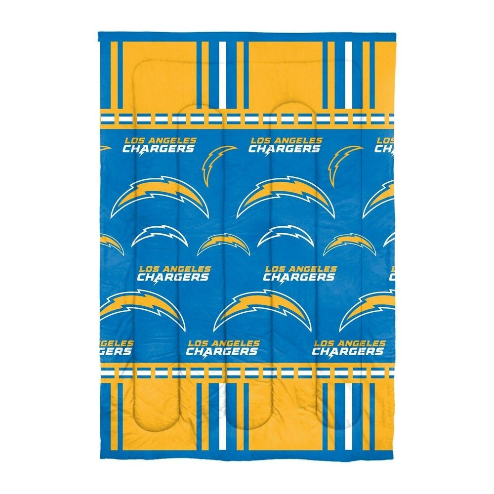 Northwest 1NFL-86400-I079-EDC Los Angeles Chargers Full Bed in Bag Set