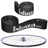 Ishaza Pack of 2 Bicycle Rim Strip 26" x 20mm  Red Rim Tape High-Pressure, Puncture & Temperature Resistant Durable Elastic PVC Bike Wheel Liner for Mountain & Road Bicycle (Black, 26Inch x 20mm) view 1