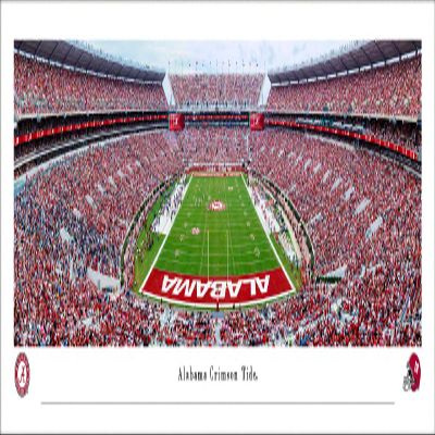 Alabama Football, End Zone - Unframed 40 x 13.5 Poster by Blakeway Panoramas
