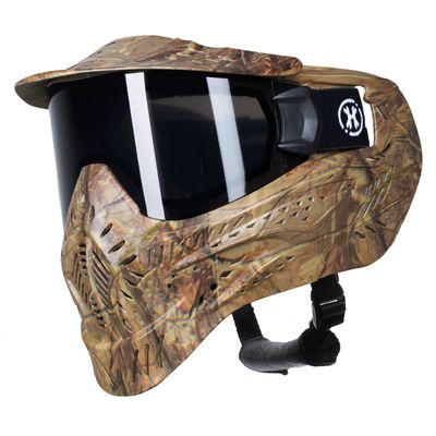 HK Army HSTL Goggle Paintball Airsoft Mask with Anti Fog Thermal Lens (Tree Camo/Smoke Lens)