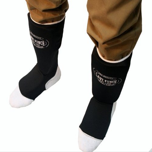 Shelter 9005-XL Professional Martial Arts Shin Pads - Black, Extra Large