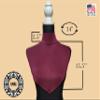 AMAL Muslim Fake Collar COTTON Body Hijab Extensions Neck Cover Under Top USA (Light Peach #27) view 4