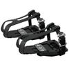 BV Bike Pedals Look Delta Compatible 9/16'' with Toe Clips - Peloton Pedals for Regular Shoes - Toe Cages for Peloton Bike - Exercise Bike Pedals - Universal Fit Bicycle Pedal view 1