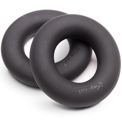 PushX3 Grip Strength Trainer Rings, Rock Climbing & Bouldering, Jujitsu Grip Strength, BJJ Trainer, Hand Grip, Forearm, and Wrist Strengthener, Stress Relief, Convert PushX3 Pushup Equipment to Stable Pushup Stands