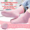 HYzgb Toddler Socks Girls 3t-4t-5t Cotton Crew Little Kids Socks with Non-slip Grips 12 Pairs for Children with Colorful design 3-4-5 Years Old White/Gray/Purple/Pink/Yellow view 4