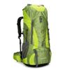 Hiking Backpack for Men and Women 70L+5L Waterproof Lightweight Camping Daypack with Rain Cover for Outdoor Travel Mountaineering - Frameless (Green) view 1