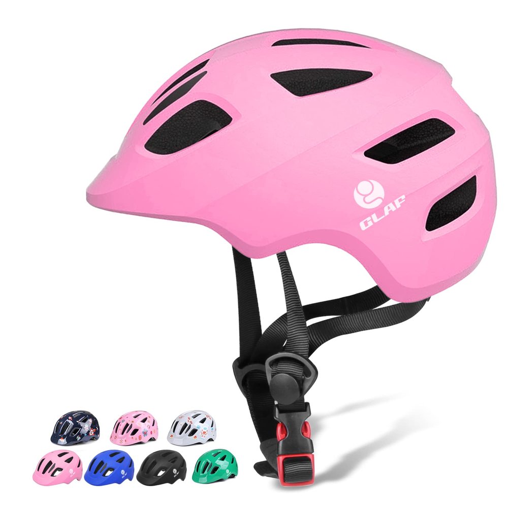GLAF Baby Bike Helmet Toddler Helmets for 1 Year Old and up Infant Girls Boys Multi Sport Adjustable for Scooter Bicycle Kids Youth Child Skateboard Safety Cycling (S-M, Matte Pink)