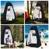 anngrowy Shower Tent Pop-Up Privacy Tent Camping Portable Toilet Outdoor Camp Bathroom Changing Dressing Room Instant Privacy Shelters for Hiking Beach Picnic Fishing Potty, Extra-Tall, UPF 50+ view 3