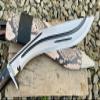 EGKH 16 Inches Custom Bhojpuri Hand Forged Kukri Knife - Historical Khukuri, Hunting Knife, Military Knife, Gift for Him view 4