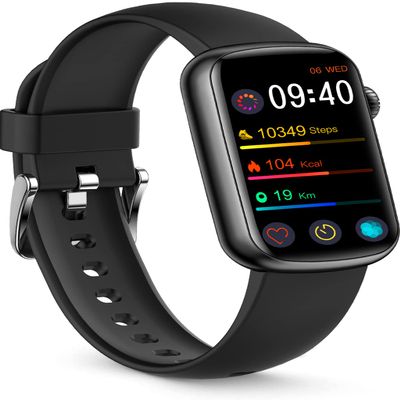 FITVII Slim Fitness Tracker with Blood Oxygen, Blood Pressure, 24/7 Heart Rate and Sleep Tracking, IP68 Waterproof Activity Trackers and Smart Watches with Step Tracker, Pedometer for Women Kids