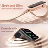 FITVII Slim Fitness Tracker with Blood Oxygen, Blood Pressure, 24/7 Heart Rate and Sleep Tracking, IP68 Waterproof Activity Trackers and Smart Watches with Step Tracker, Pedometer for Women Kids view 2