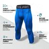Yuerlian Mens 3/4 Leggings Men 3/4 Compression Pants Baselayer Athletic Workout Running Leggings view 3
