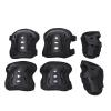 ZJchao Kids Protective Gear Set, Children Youth Stylish Breathable Knee Pad Elbow Wrist Pad Hand Guard, for Scooter Skateboard Cycling Roller Skating(Black) view 1