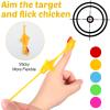 Sumind 30 Pcs Rubber Chicken Slingshot Flying Chicken Fingers Stretchy Turkey Shooter for Party Favors Gifts Christmas Goodie Bag Stocking Stuffers(Turkey,Vibrant Colors) view 2