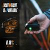 Bike Lights Set 1500LM USB Rechargeable Bicycle Headlight & Tail Light Waterproof 5 Lighting Modes Fits Bicycles for Road and Mountain(Cool Black) view 3