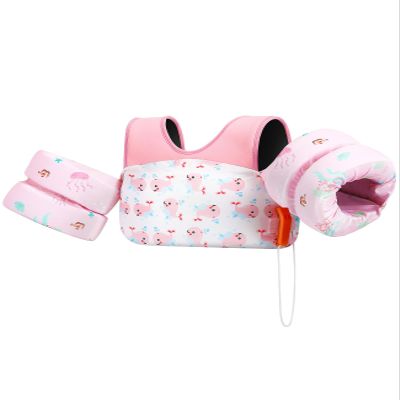 HeySplash Swim Vest for Kids, Toddler Pool Floaties Fit 33-66 Lbs,Swimming Vest with Adjustable Strap, Swim Jacket Water Wing Arm Float, Puddle Beach Boat Jumper Float Device Girl,Pink Whale