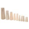 Marine Boat Wooden Conical Bungs Plugs Set, 10PCS Marine Tapered Thru Hull Emergency Soft Wood Plugs Drain Plug Boat/Yacht Parts and Accessories view 1