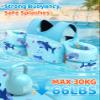 HeySplash Swim Vest for Kids, Toddler Pool Floaties Fit 33-66 Lbs, Children Swimming Vest with Adjustable Strap, Swim Jacket Water Wing Arm Float, Puddle Beach Boat Jumper Boy Girl,Blue Shark view 3