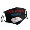 Read Across America Day Face Mask for Men Women Windproof Dustproof and Anti-Pollution Face Cover Reusable and Washable Cloth Face Cover 1 Masks view 2