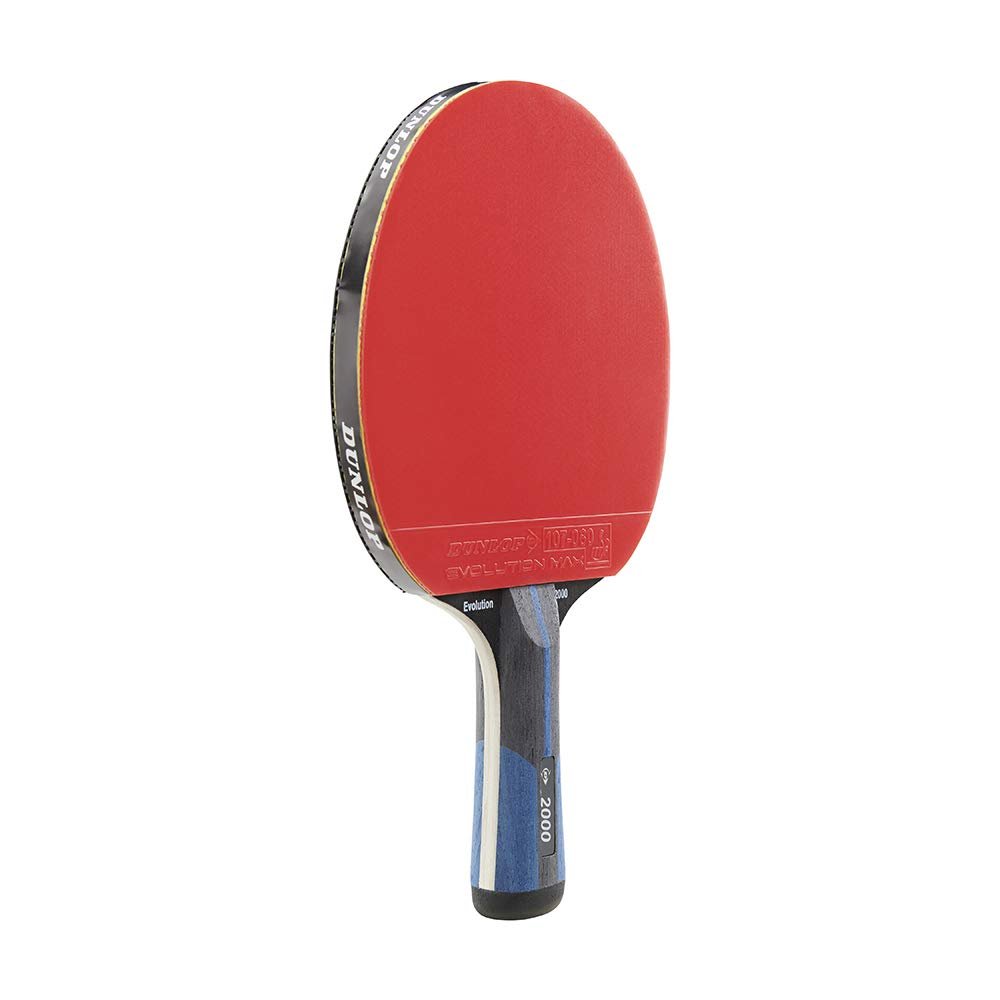Dunlop Evolution 2000 Table Tennis Bats Black/Red/Yellow One Size